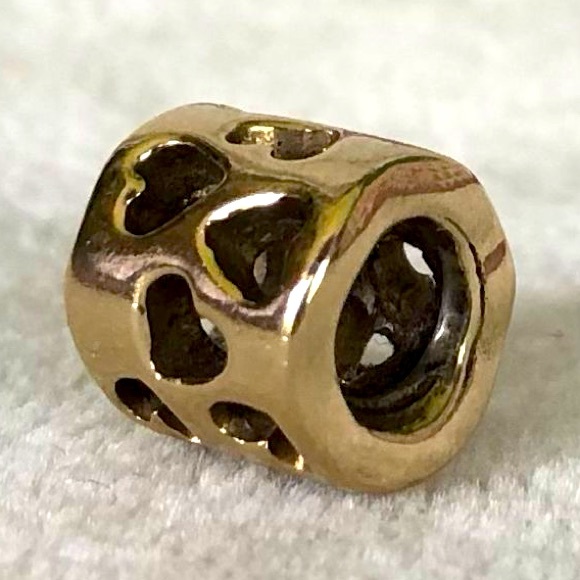 Pandora 14K Gold Tunnel of Love Charm - 750299. - Picture 2 of 5